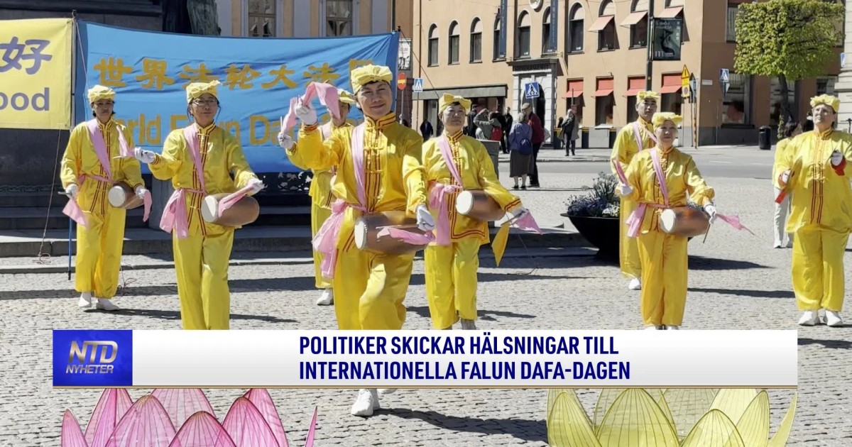 Svenska politiker skickar hälsningar till Internationella Falun Dafa-dagen
